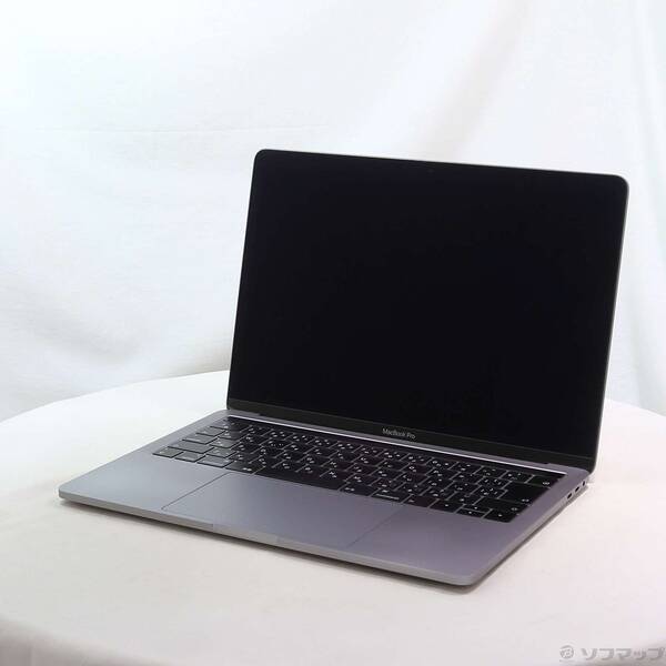 【中古】Apple(アップル) MacBook Pro 13.3-inch Mid-2019 MV972J／A Core_i7 2.8GHz 16GB SSD512GB 間隔文字薄墨色 〔10.15 Catalina〕 【371-ud】