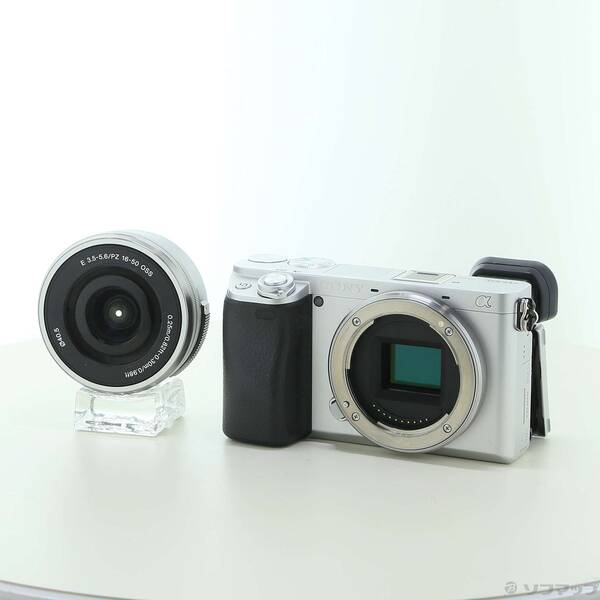 【中古】SONY(ソニー) α6400 ILCE-6400L パワーズームレンズキット しろがね色 【258-ud】
