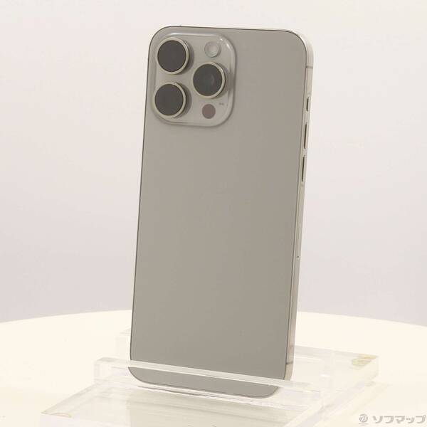 【中古】Apple(アップル) iPhone15 Pro Max 256GB ナチュラルチタニウム 3M742J／A SIMフリー 【276-ud】｜ソフマップ中古専門店