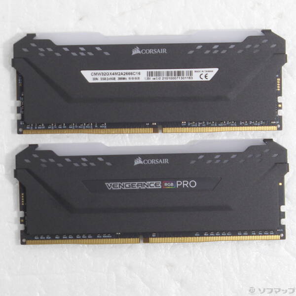 【中古】CORSAIR CMW32GX4M2A2666C16 【262-ud】