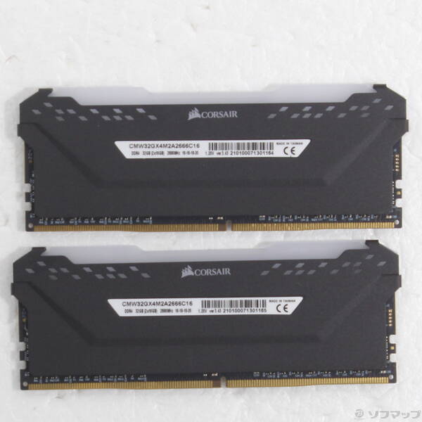 【中古】CORSAIR CMW32GX4M2A2666C16 【262-ud】