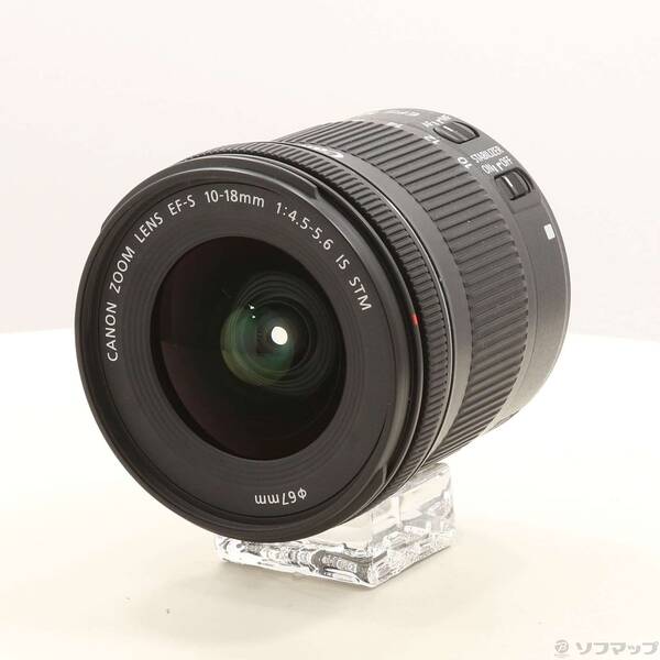 【中古】Canon(キヤノン) Canon EF-S 10-18粍 F4.5-5.6 IS STM 【198-ud】