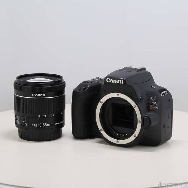 【中古】Canon(キヤノン) EOS Kiss X9 黒いこと EF-S18-55 IS STM 水晶体一揃いの道具 【276-ud】
