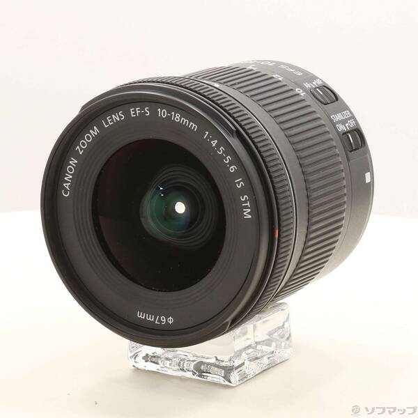 【中古】Canon(キヤノン) Canon EF-S 10-18粍 F4.5-5.6 IS STM 【352-ud】