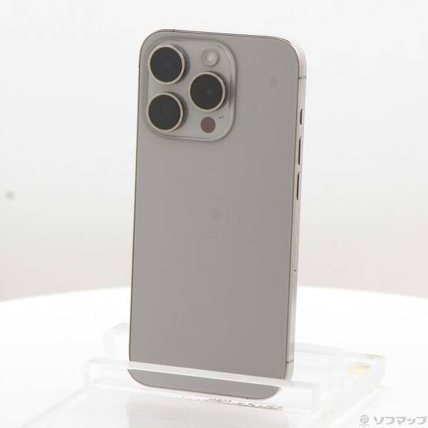 中古】Apple(アップル) iPhone15 Pro 256GB 自然的チタニウム MTUF3J