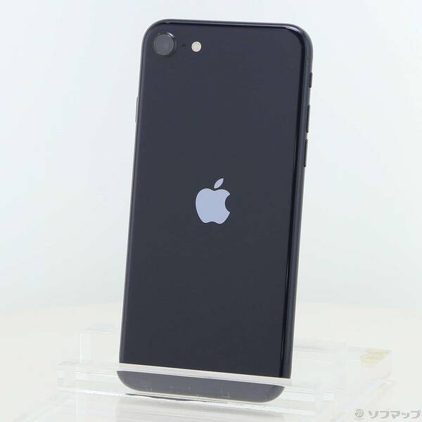 【中古】Apple(アップル) iPhone SE 第3時人 64GB 真夜中 MMYC3J／A SIM無償性 【349-ud】
