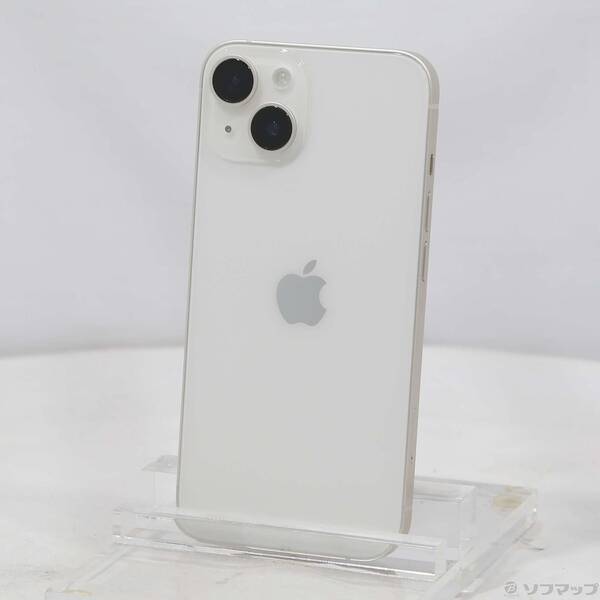 【中古】Apple(アップル) iPhone14 128GB スターライト MPUQ3J／A SIMフリー 【295-ud】｜ソフマップ中古専門店