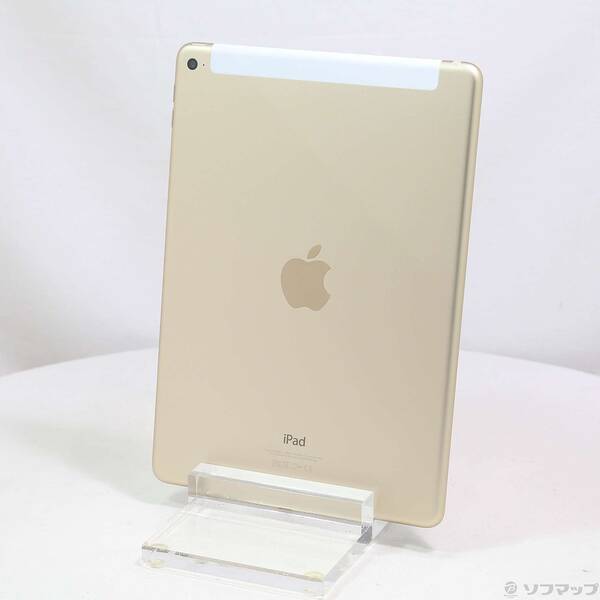 【中古】au iPad Air 2 32GB ゴールド MNVR2J／A au 【247-ud】