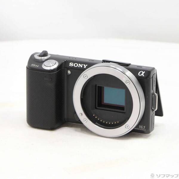 【中古】SONY(ソニー) α NEX-5N 黒いこと 上半身 【251-ud】