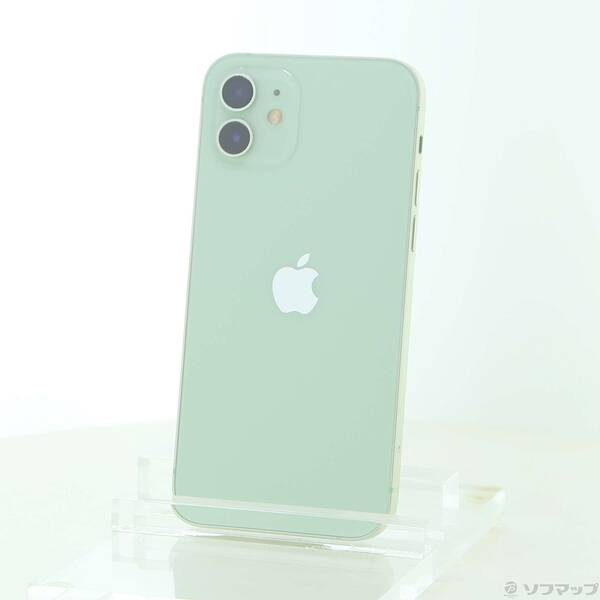 【中古】Apple(アップル) iPhone12 64GB 緑であること MGHT3J／A SIM無償性 【262-ud】