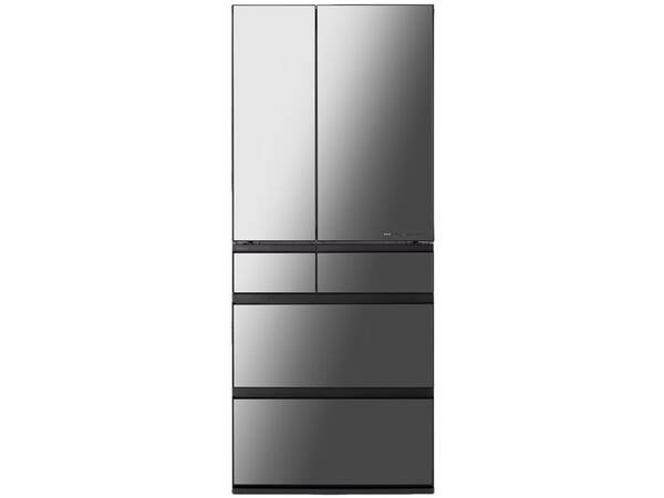 【中古】Panasonic(パナソニック) 〔見せびらかす品〕 電気冷蔵庫 WX手合い オニキスミラー（鏡鑑工業） NR-F65WX2-XJ ［幅75珊 ／650L ／6部屋の入り口 ／観音開き手合い ／2025年］ 【398-ud】