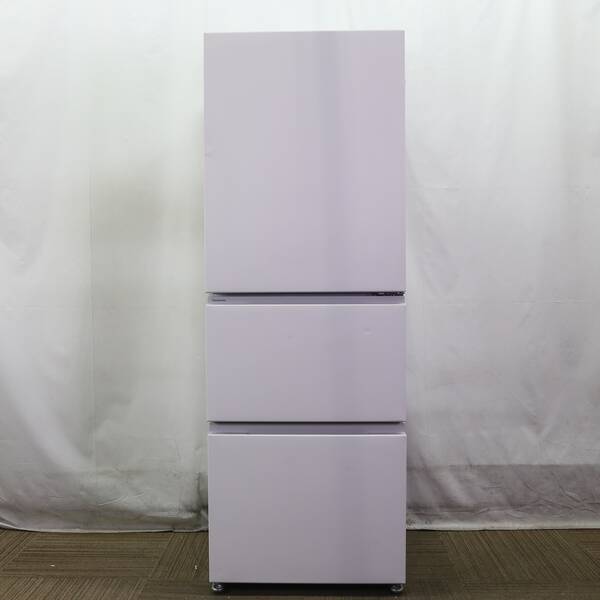 【中古】Panasonic(パナソニック) 〔中古品〕 電気冷蔵庫 ES手合い 引っ敷き白いこと NR-C33ES2-W ［幅60珊 ／326L ／3部屋の入り口 ／右くい違い手合い ／2025年］ 【198-ud】