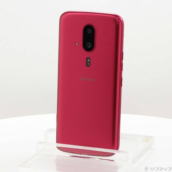 【中古】FCNT らくらくかっこ良い電話機 128GB サクラ色 F-53E docomo SIM無償性 【348-ud】