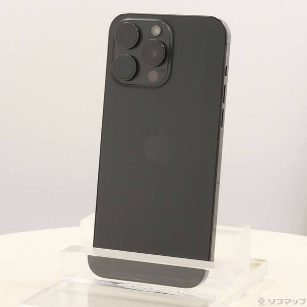 【中古】Apple(アップル) iPhone15 Pro Max 512GB 黒いことチタニウム MU6U3J／A SIM無償性 【352-ud】