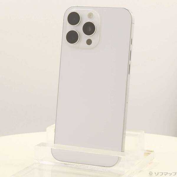 【中古】Apple(アップル) iPhone16 Pro Max 256GB 白いことチタニウム MYWH3J／A SIM無償性 【198-ud】