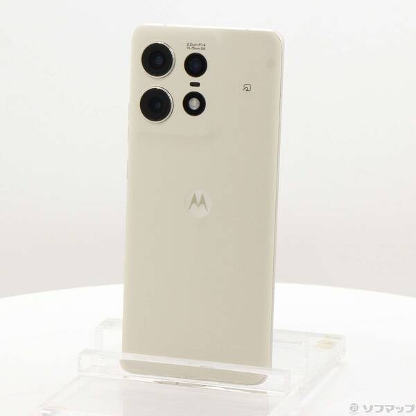 【中古】Motorola(モトローラ) motorola edge 50s pro 256GB ヴァニラ皮膚軟化剤 MOSAH3 Softbank SIM無償性 【352-ud】