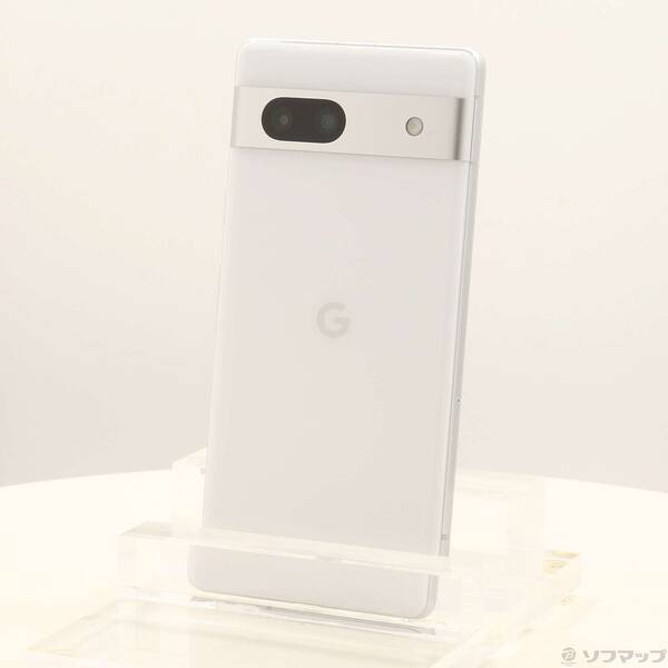 【中古】GOOGLE(グーグル) Google Pixel 7a 128GB 白いもの au SIM無償性 【352-ud】