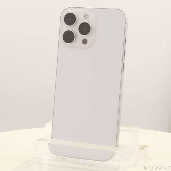 【中古】Apple(アップル) iPhone16 Pro Max 256GB 白いことチタニウム MYWH3J／A SIM無償性 【198-ud】