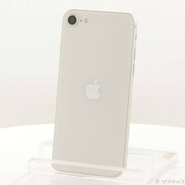 【中古】Apple(アップル) iPhone SE 第3時人 64GB はやりっ子ともし火 MMYD3J／A SIM無償性 【352-ud】