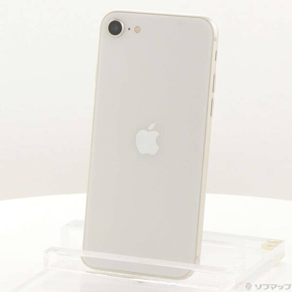 【中古】Apple(アップル) iPhone SE 第3時人 64GB はやりっ子ともし火 MMYD3J／A SIM無償性 【348-ud】