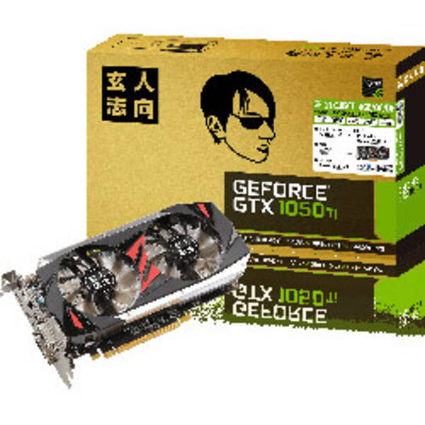 【中古】KuroutoShikou(老練家目標にする) GF-GTX1050Ti-4GB／OC／DF 【344-ud】