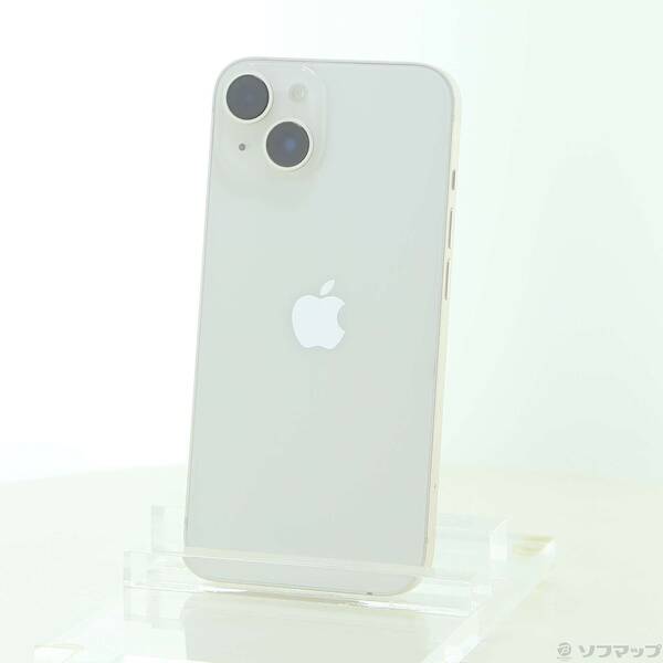 【中古】Apple(アップル) iPhone14 128GB スターライト MPUQ3J／A SIMフリー 【349-ud】｜ソフマップ中古専門店