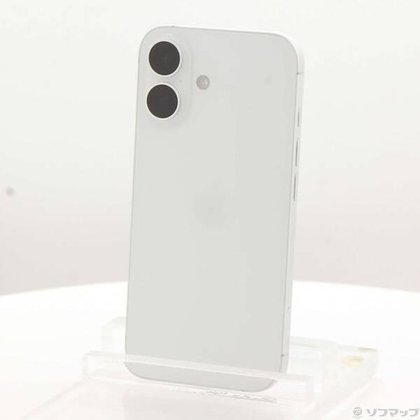 【中古】Apple(アップル) iPhone16 128GB ホワイト MYDR3J／A SIMフリー 【368-ud】｜ソフマップ中古専門店 65,274円