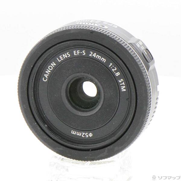 【中古】Canon(キヤノン) Canon EF-S 24粍 F2.8 STM EF-S2428STM 水晶体 【344-ud】