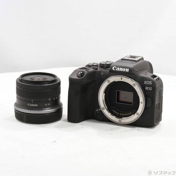 【中古】Canon(キヤノン) EOS R10 RF-S18-45 IS STM 水晶体一揃いの道具 【262-ud】