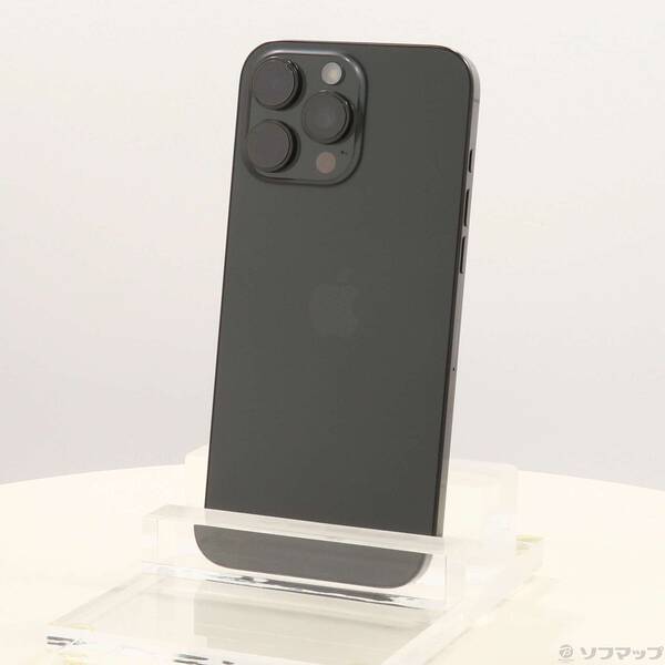 【中古】Apple(アップル) iPhone16 Pro Max 256GB 黒いことチタニウム MYWG3J／A SIM無償性 【371-ud】
