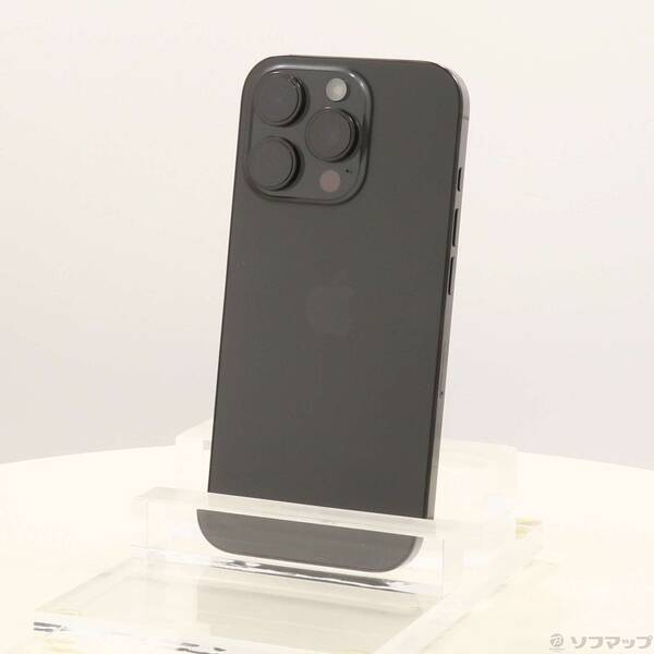 【中古】Apple(アップル) iPhone16 Pro 256GB 黒いことチタニウム FYN03J／A SIM無償性 【297-ud】