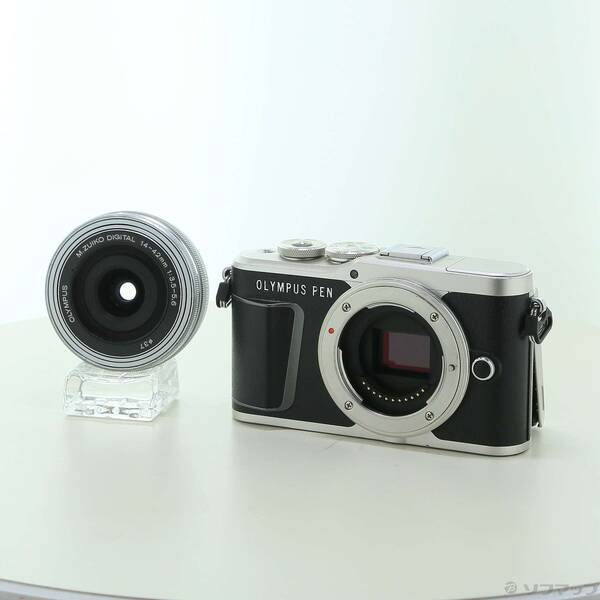 【中古】OLYMPUS(オリンパス) OLYMPUS PEN E-PL9 14-42粍 EZ水晶体一揃いの道具 黒いこと 【352-ud】