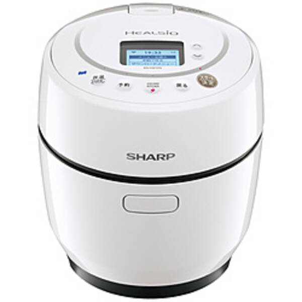 【中古】SHARP(小ざかしい) 〔見せびらかす品〕 KN-HW10GW 水なし自動小銃膳立て鍋 HEALSIO（ヘルシオ）熱っぽいまかない方 白いこと系 【258-ud】