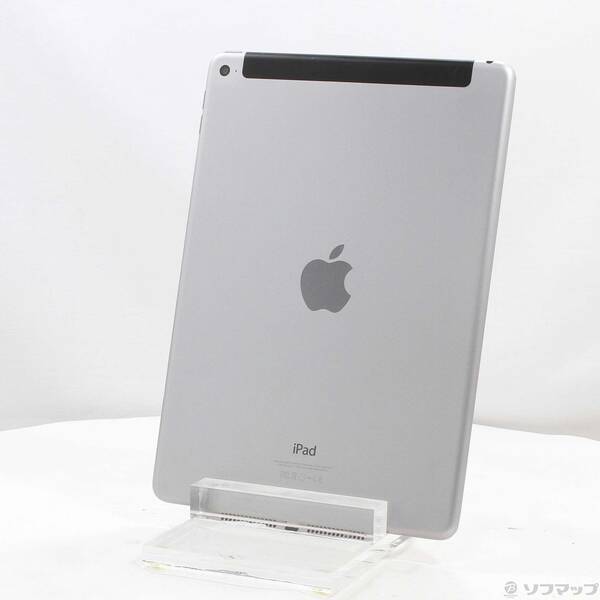 【中古】Apple(アップル) iPad Air 2 64GB 間隔文字薄墨色 MGHX2J／A docomo 【198-ud】