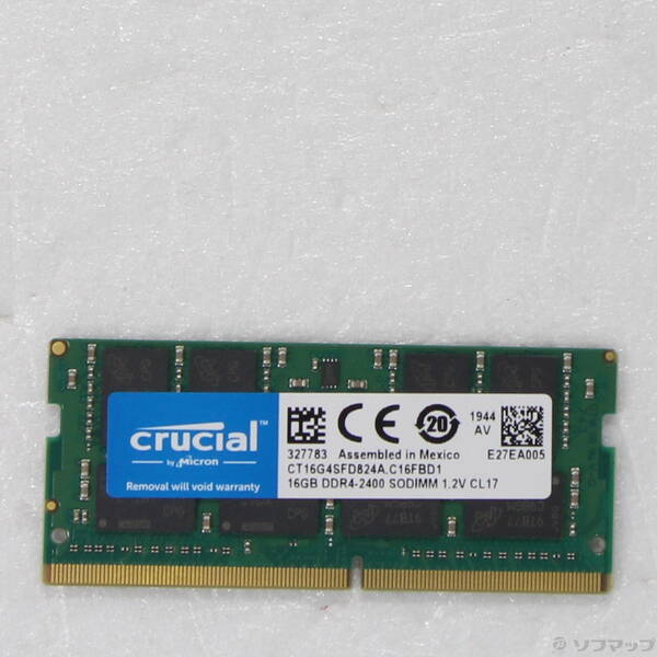 【中古】事務机とっ始め用記憶装置 DDR4 2400 16GB 【262-ud】