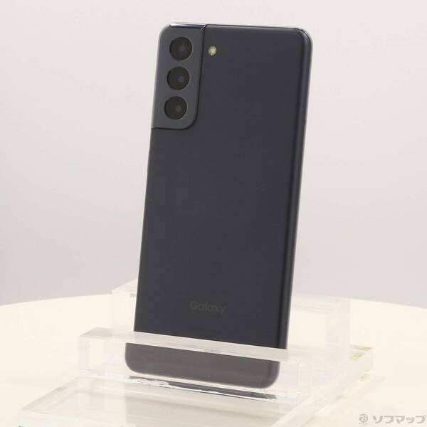 【中古】SAMSUNG(サムスン) Galaxy S21 5G 256GB ファントムグレー SCG09 au鍵を掛ける取り消すSIM無償性 【305-ud】