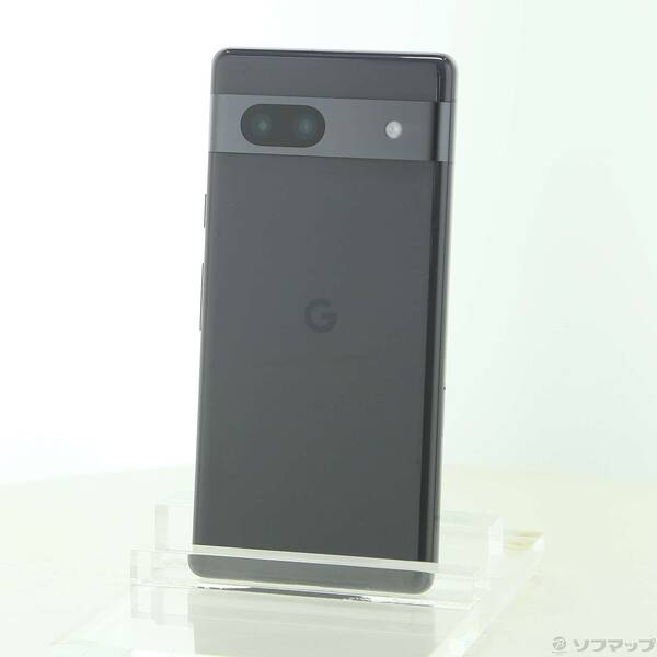 【中古】GOOGLE(グーグル) Google Pixel 7a 128GB 濃灰色 GOSAU3 Softbank SIM無償性 【258-ud】