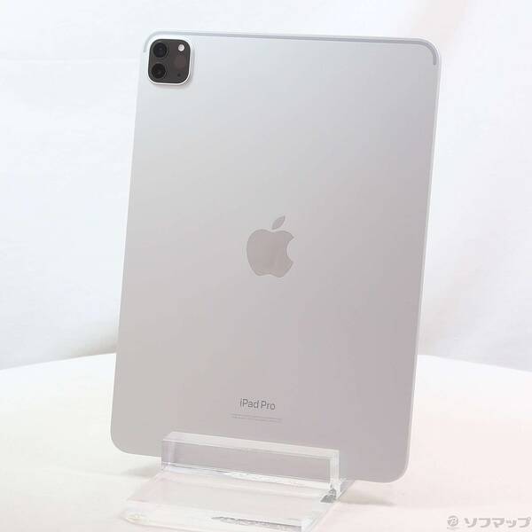 【中古】Apple(アップル) 〔見せびらかす品〕 iPad Pro 11in 第4時人 128GB しろがね色 3K873J／A Wi-Fi 【258-ud】