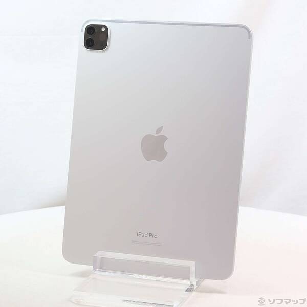 【中古】Apple(アップル) 〔見せびらかす品〕 iPad Pro 11in 第4時人 128GB しろがね色 3K873J／A Wi-Fi 【258-ud】