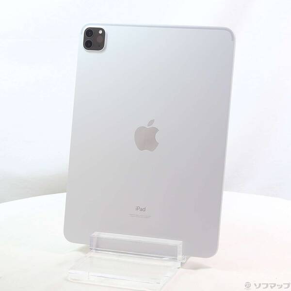 【中古】Apple(アップル) 〔見せびらかす品〕 iPad Pro 11in 第3時人 128GB しろがね色 3HQT3J／A Wi-Fi 【262-ud】