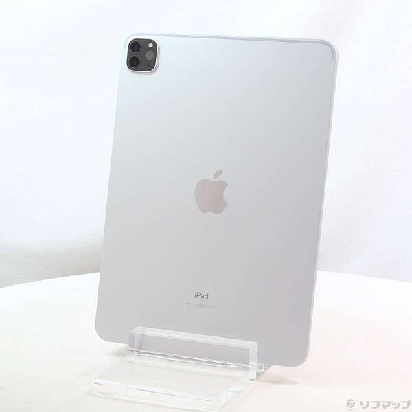 【中古】Apple(アップル) 〔見せびらかす品〕 iPad Pro 11in 第3時人 128GB しろがね色 3HQT3J／A Wi-Fi 【262-ud】