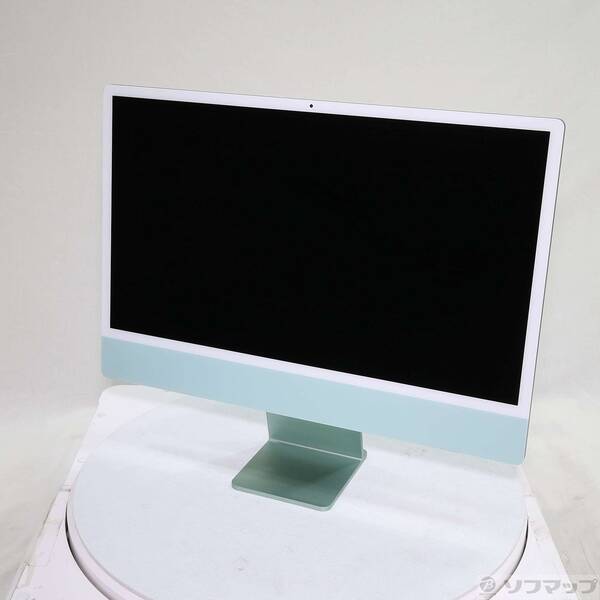 【中古】Apple(アップル) iMac 24-inch Mid-2021 MGPJ3J／A Apple M1 8中核グループ中央処理装置_8中核グループGPU 16GB SSD512GB 緑であること 〔14.8 Sonoma〕 【258-ud】