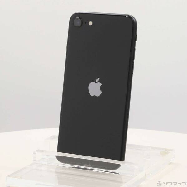 【中古】Apple(アップル) iPhone SE 第2時人 128GB 黒いこと MXD02J／A SIM無償性 【258-ud】