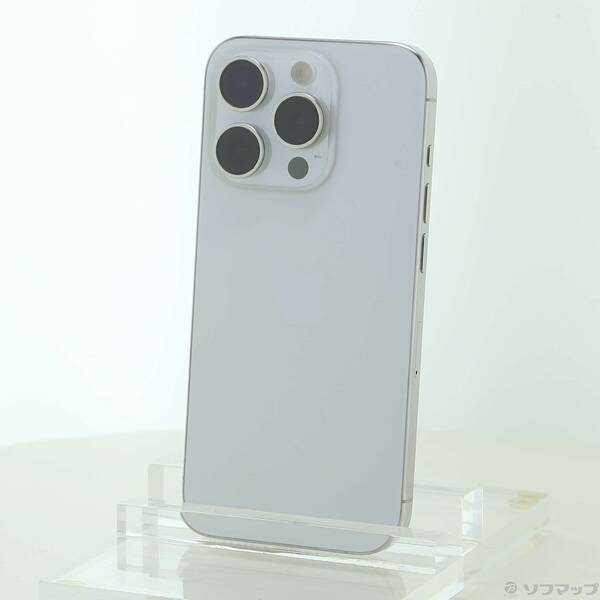 【中古】Apple(アップル) iPhone15 Pro 256GB 白いことチタニウム MTUD3J／A SIM無償性 【262-ud】