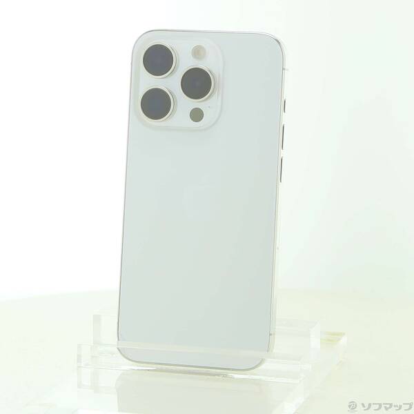 【中古】Apple(アップル) iPhone15 Pro 256GB 白いことチタニウム MTUD3J／A SIM無償性 【297-ud】