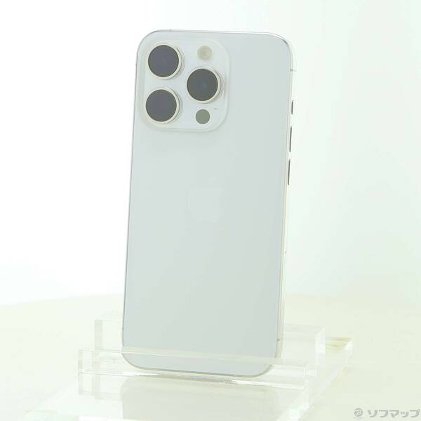 【中古】Apple(アップル) iPhone15 Pro 256GB 白いことチタニウム MTUD3J／A SIM無償性 【269-ud】