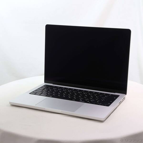 【中古】Apple(アップル) MacBook Pro 14.2-inch Late-2024 MX2E3J／A Apple M4 Pro 12中核グループ中央処理装置_16中核グループGPU 24GB SSD512GB しろがね色 〔26.3 Tahoe〕 【258-ud】