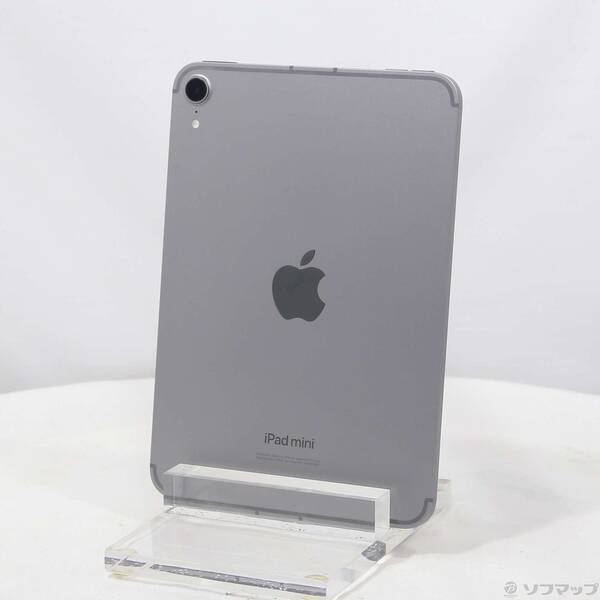 【中古】Apple(アップル) iPad mini(A17 Pro) 128GB 間隔文字薄墨色 MXPN3J／A SIM無償性 【371-ud】