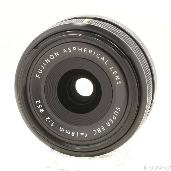 【中古】FUJIFILM(フジフイルム) XF 18粍 F2 R 黒いこと 【305-ud】