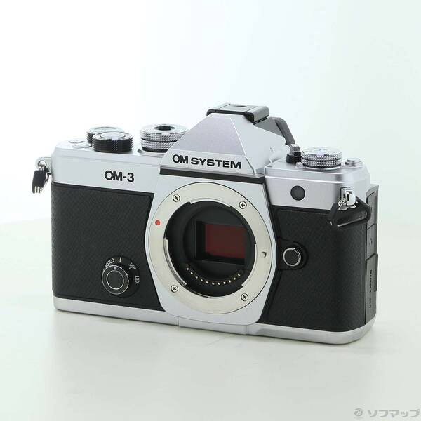 【中古】OM SYSTEM OM SYSTEM OM-3 上半身 しろがね色 【348-ud】